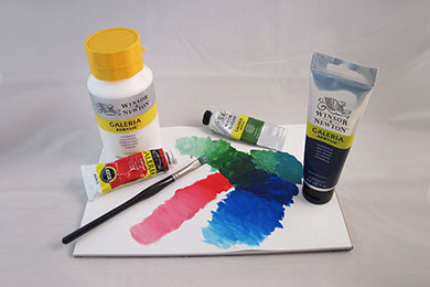 Studiokvalitet akrylfärger | www.dinateljer.se